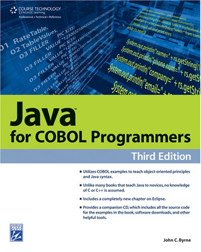 Java for COBOL Programmers  3rd 2009 9781584505655 Front Cover