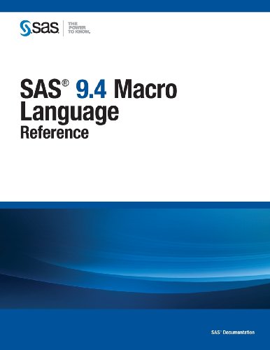 SAS 9. 4 Macro Language Reference  2013 9781612905655 Front Cover