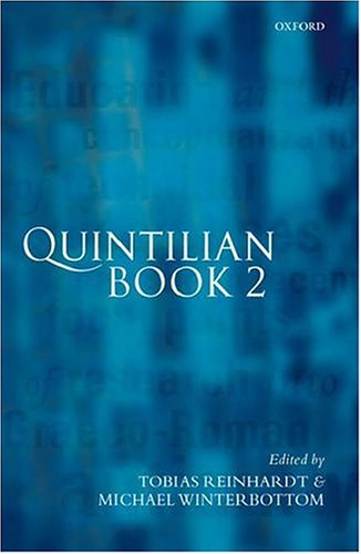 Quintilian Institutio Oratoria   2006 9780199262656 Front Cover