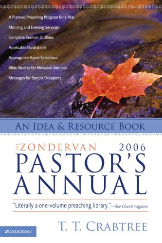 Zondervan Pastor's Annual An Idea and Resouce Book  2005 9780310243656 Front Cover