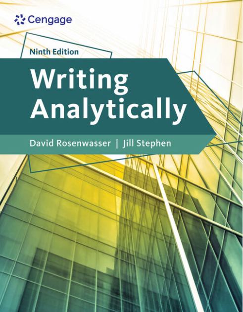 R   WRITING ANALYTICALLY                N/A 9780357793657 Front Cover