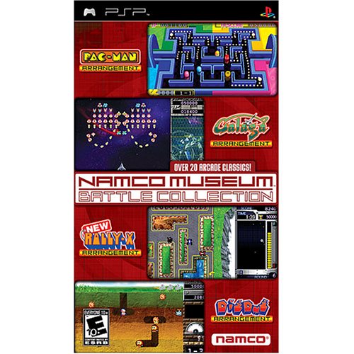 Namco Museum Battle Collection Sony PSP artwork
