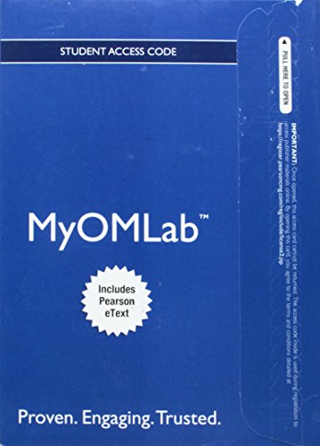 MYOMLAB-ACCESS CARD N/A 9780132870658 Front Cover