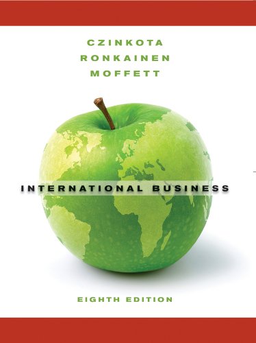 International Business  8th 2011 9780470530658 Front Cover