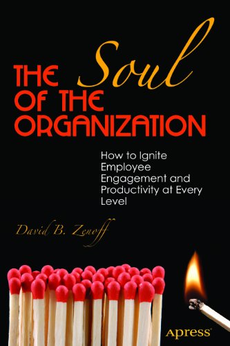 Soul of the Organization How to Ignite Employee Engagement and Productivity at Every Level  2013 9781430249658 Front Cover