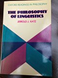 Philosophy of Linguistics   1985 9780198750659 Front Cover