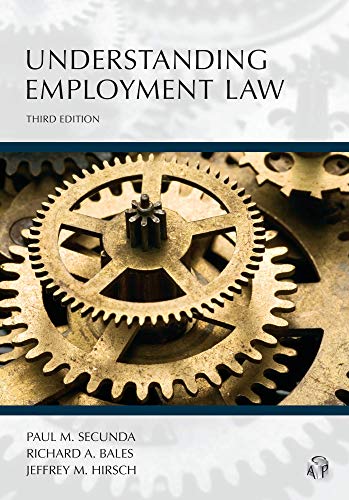 Understanding Employment Law:   2019 9781531011659 Front Cover