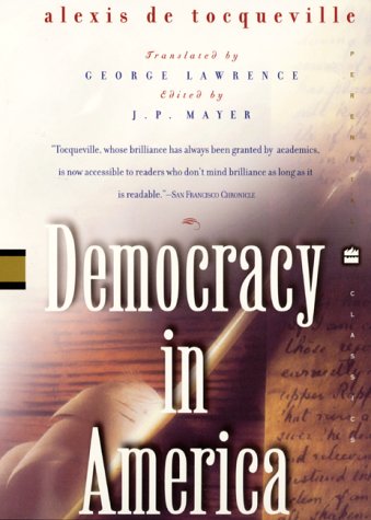 Democracy in America   2000 9780060956660 Front Cover
