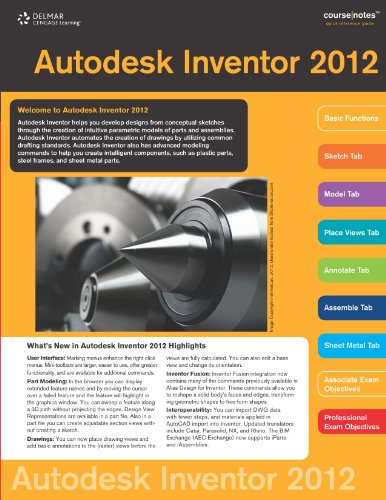 Autodesk Inventor 2012   2012 9781111646660 Front Cover