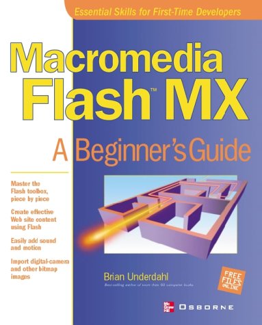 Macromedia Flash MX A Beginner's Guide  2002 9780072222661 Front Cover