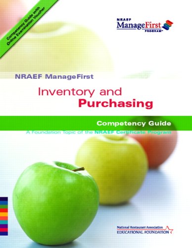 Inventory and Purchasing Competency Guide  2007 9780132414661 Front Cover