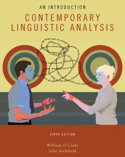 CONTEMPORARY LINGUISTIC ANALYS 6th 2009 9780321476661 Front Cover