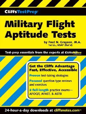 CliffsTestPrep Military Flight Aptitude Tests   2004 9780764569661 Front Cover
