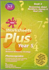 Worksheets Plus for the National Numeracy Strategy Year 5   2003 9781899998661 Front Cover