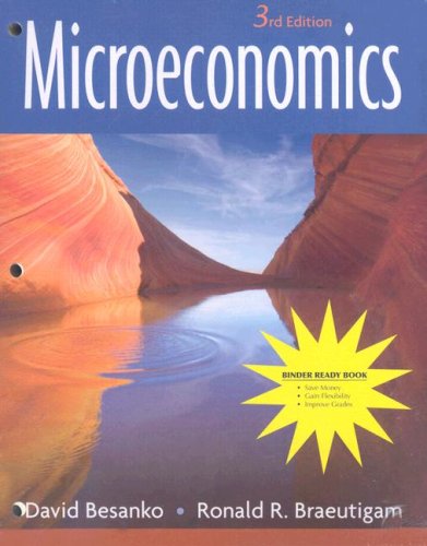 Microeconomics  3rd 2008 9780470896662 Front Cover