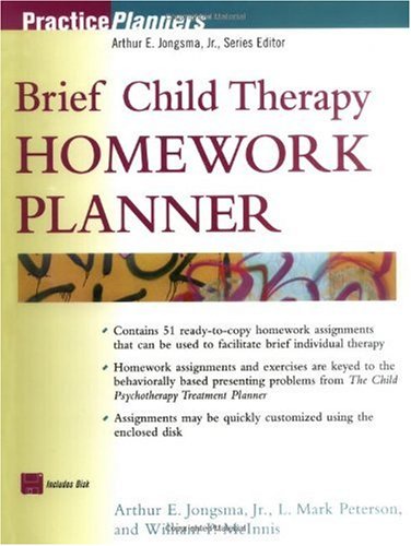 Child Psychotherapy Homework Planner  2nd 1999 9780471323662 Front Cover