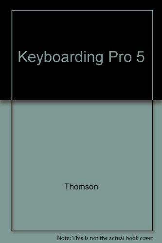 Pkg Keyboarding Pro 5, Individual 5th 2008 (Revised) 9780538730662 Front Cover