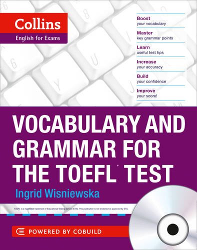 Collins Vocabulary and Grammar for the Toefl Test   2013 9780007499663 Front Cover