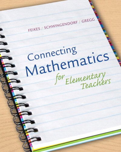 Connecting Math for Elementary Teachers How Children Learn Mathematics  2009 9780321542663 Front Cover