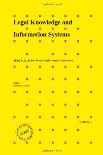 Legal Knowledge and Information Systems: Jurix 2012: the Twenty-fifth Annual Conference  2013 9781614991663 Front Cover