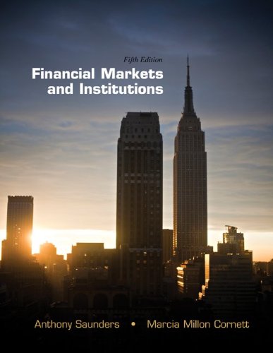 Financial Markets and Institutions  5th 2012 9780078034664 Front Cover