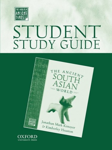 Student Study Guide to the South Asian World  N/A 9780195221664 Front Cover