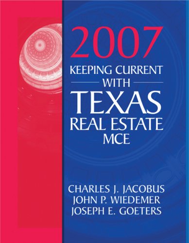 Keeping Current with Texas Real Estate MCE 7th 2007 9780324560664 Front Cover