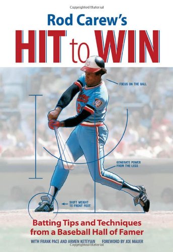 Rod Carew's Hit to Win Batting Tips and Techniques from a Baseball Hall of Famer  2012 9780760342664 Front Cover