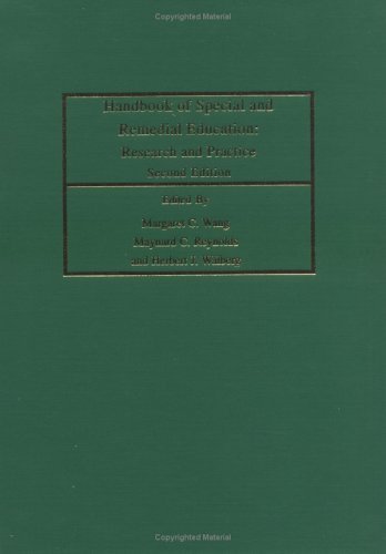 Handbook of Special and Remedial Education Research and Practice 2nd 1995 (Revised) 9780080425665 Front Cover