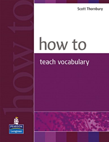 How to Teach Vocabulary   2002 9780582429666 Front Cover