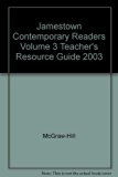 Jamestown Contemporary Readers Volume 3 Teacher's Resource Guide 2003 Teachers Edition, Instructors Manual, etc.  9780078273667 Front Cover