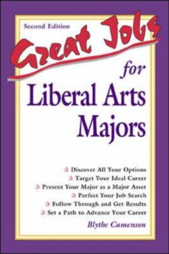 Great Jobs for Liberal Arts Majors  2nd 2002 (Revised) 9780658017667 Front Cover