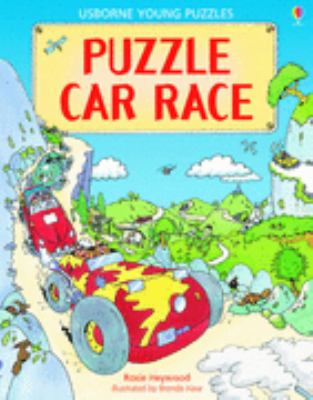 Puzzle Car Race (Usborne Young Puzzles) N/A 9780746060667 Front Cover