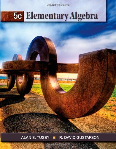 Elementary Algebra  5th 2013 9781111567668 Front Cover