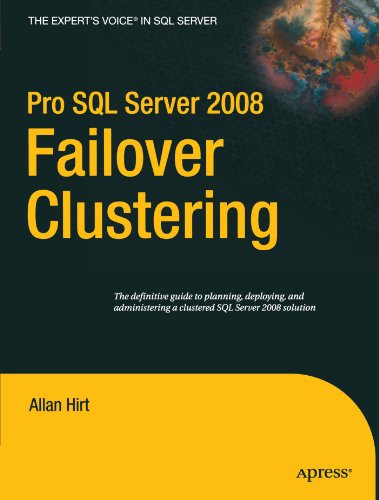 Pro SQL Server 2008 Failover Clustering   2009 9781430219668 Front Cover