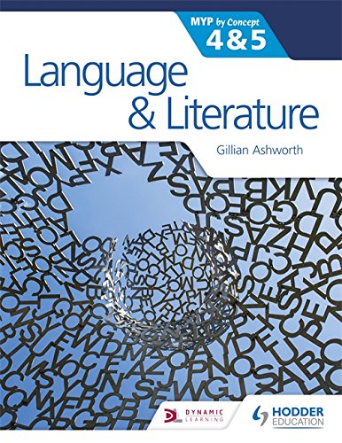 English Language and Literature for the IB MYP 4 And 5   2016 9781471841668 Front Cover