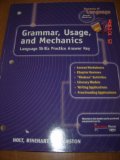 Elements of Language Grammar, Usage and Mechanics: Language Skills Answer Key - Grade 12 N/A 9780030563669 Front Cover