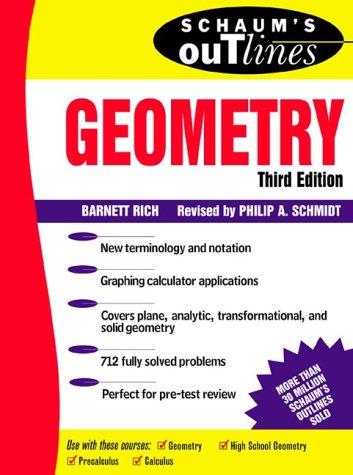 Schaum's Outline of Geometry  3rd 2000 (Revised) 9780070527669 Front Cover