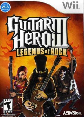 Guitar Hero III: Legends of Rock - Nintendo Wii (Game only) Nintendo Wii artwork