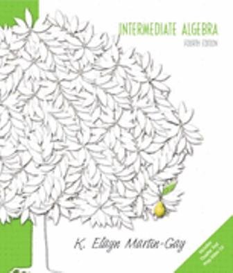 Intermediate Algebra 4th 2005 9780131615670 Front Cover