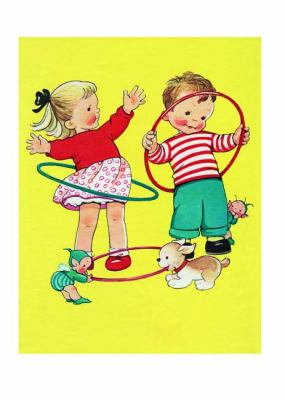 Children with Hula Hoops-Friendship Card Greeting Card  N/A 9781595836670 Front Cover