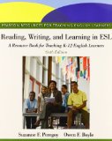 Reading, Writing, and Learning in Esl + New Myeducationlab: A Resource Book  2012 9780132893671 Front Cover