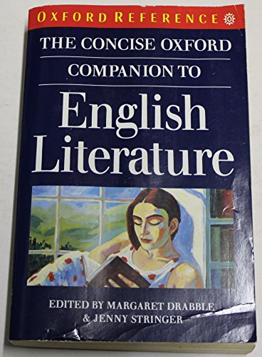 Concise Oxford Companion to English Literature  5th 1987 9780192826671 Front Cover