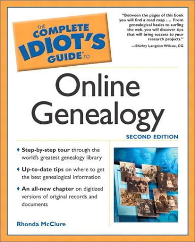 Online Geneology  2nd 2002 9780028642673 Front Cover