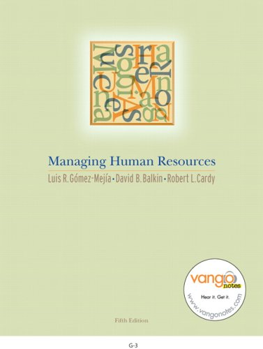 Managing Human Resources  5th 2007 (Revised) 9780131870673 Front Cover