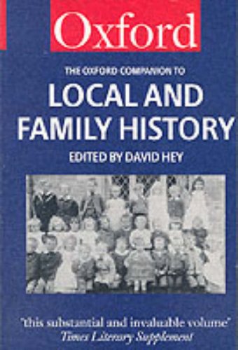Oxford Companion to Local and Family History   2002 9780198606673 Front Cover