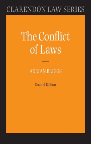 Conflict of Laws  2nd 2008 9780199539673 Front Cover