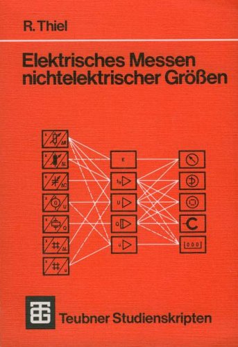 Elektrisches Messen Nichtelektrischer Grössen:   1990 9783519200673 Front Cover