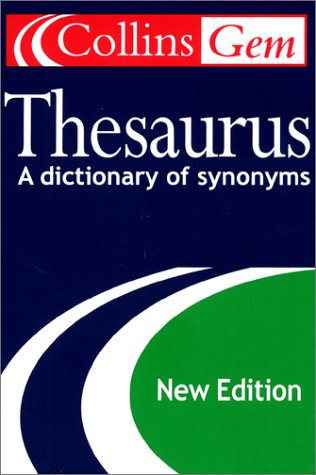 Collins Gem Thesaurus  2nd 2002 9780060085674 Front Cover