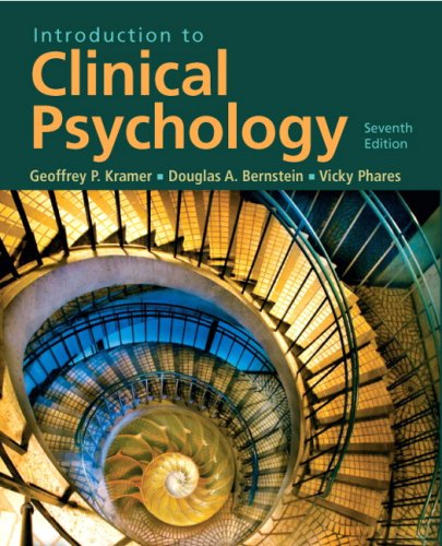 Introduction to Clinical Psychology  7th 2009 9780131729674 Front Cover